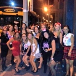 Hens party with Clydes Party Bus