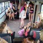 Hens party on Clydes Party Bus